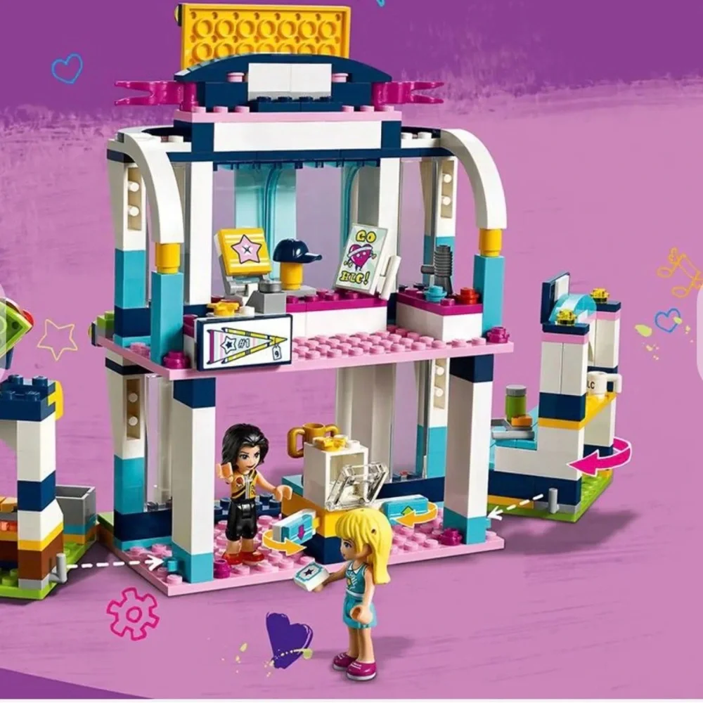 95% complete LEGO Friends 41338 Sports Park Tennis & Basketball